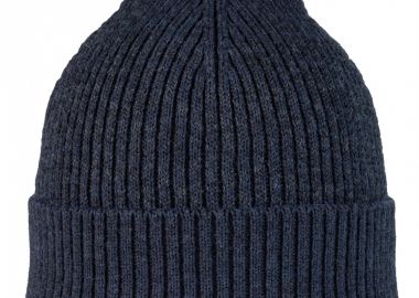 Buff Merino Beanie Unisex Σκούφος Πλεκτός σε Navy Μπλε χρώμα 132339.779 - Buff - 