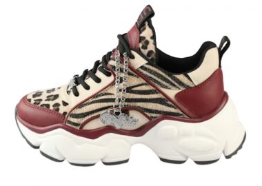 BUFFALO Γυναικεία Sneakers BINARY GLAM - Animal Print-1636515-ANIMAL PRINT - BUFFALO - 
