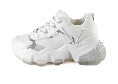 BUFFALO Γυναικεία Sneakers NORION1 - ΑΣΠΡΟ-1636083-WHITE - BUFFALO - 