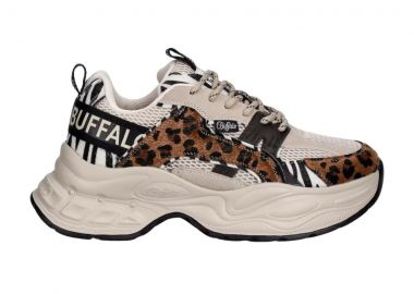 BUFFALO Γυναικεία Sneakers Yuno One - Μπεζ Animal Print-1636751-UNKNOWN - BUFFALO - 