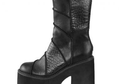 Buffalo Γυναικείες Μπότες Killah Patch – Μαύρα-1220080-BLACK - BUFFALO - 