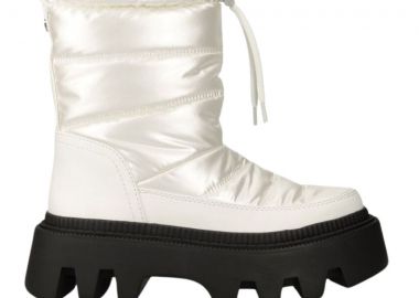 BUFFALO Γυναικείες Μπότες-Μποτάκια FLORA PUFFER BOOT-ΛΕΥΚΟ-1622360-WHITE - BUFFALO - 