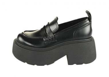 BUFFALO loafer γυναικεία VICIOUS LOAFER - Μαύρο-1624067-BLACK - BUFFALO - 