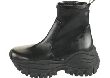 BUFFALO μποτάκια γυναικεία LOLA SOCK - Μαύρο-1220056-BLACK - BUFFALO - 