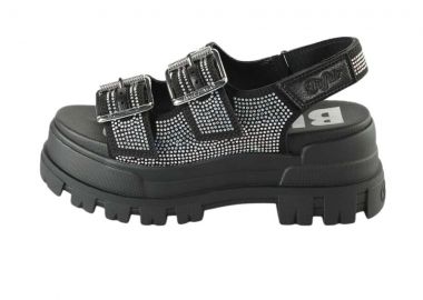 BUFFALO Σανδάλια - Πέδιλα ASPHA ARI GLAM - ΜΑΥΡΟ-1602245 - BUFFALO - 