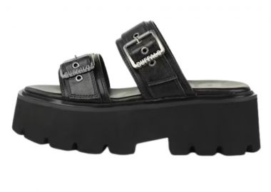 BUFFALO Σανδάλια - Πέδιλα BRAKE TWO STRAP - BLACK-1602362-BLACK - BUFFALO - 