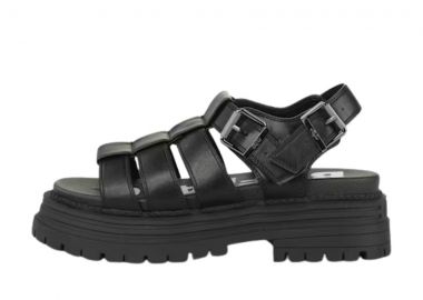 BUFFALO Σανδάλια - Πέδιλα LENNOX FISHER - BLACK-1602322-BLACK - BUFFALO - 