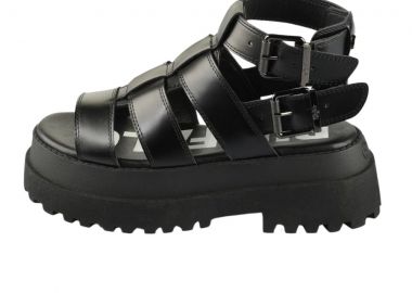 BUFFALO Σανδάλια - Πέδιλα PLUTO GLD - ΜΑΥΡΟ-1602269-BLACK - BUFFALO - 