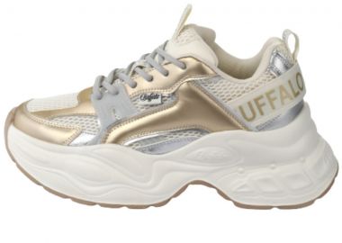BUFFALO YUNO ONE Γυναικεία Sneakers Platform - Χρυσό-1636644-BEIGE - BUFFALO - 