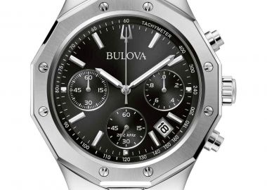 BULOVA Chronograph Precisionist - 96B410 Silver case with Stainless Steel Bracelet - Bulova - 