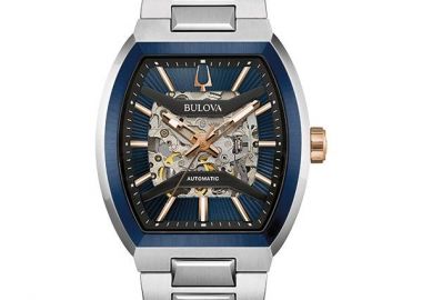 BULOVA Maquina Skeleton Automatic - 98A319 Silver case with Stainless Steel Bracelet - Bulova - 