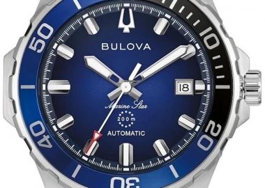 BULOVA Marine Star Automatic - 98B466, Silver case with Stainless Steel Bracelet - Bulova - 