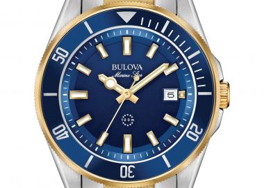 BULOVA Marine Star Mens - 98B334 Silver case with Stainless Steel Bracelet - Bulova - 