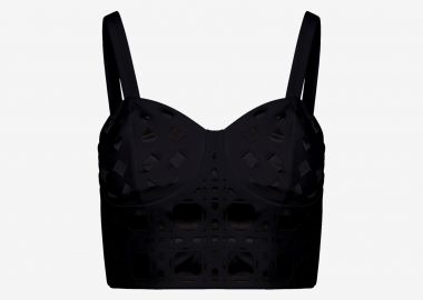 Bustier Top in Black - Cutcuutur - 