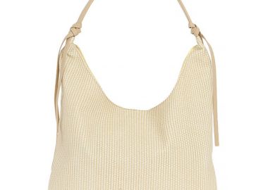 ByByblos κίτρινη ψάθινη τσάντα POLARIS - Byblos - 