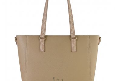 BYBYBLOS μπεζ τσάντα ώμου CHANGE 91B01 - Byblos - 