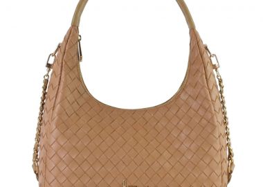 BYBYBLOS μπεζ τσάντα ώμου DESIRE 95B07 - Byblos - 