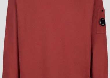 C.P. COMPANY Ανδρικό Κόκκινο Side Zip Sweatshirt - C.P. COMPANY - 