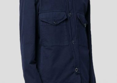 C.P. COMPANY Ανδρικό Μπλε Chest Flap-Pocket Shirt Jacket - C.P. COMPANY - 