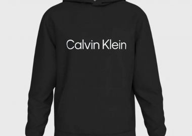 Calvin Klein ανδρική μπλούζα φούτερ με λογότυπο Relaxed Fit - LV14LD231G Μαύρο - CALVIN KLEIN - 