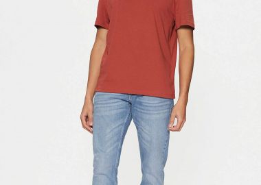 Calvin Klein ανδρικό τζιν παντελόνι πεντάτσεπο Slim Fit - K10K114285 Denim Blue Ανοιχτό - CALVIN KLEIN - 