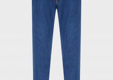 Calvin Klein ανδρικό τζιν παντελόνι πεντάτσεπο Tapered Fit - K10K113641 Denim Blue - CALVIN KLEIN - 