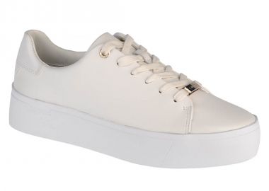 Calvin Klein Γυναικεία Flatforms Sneakers Λευκά HW0HW00575-0K4 - Calvin Klein - 