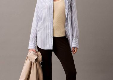 Calvin Klein γυναικείο ελαστικό παντελόνι Skinny Fit - LV044B691G Μαύρο - CALVIN KLEIN - 