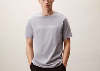 CALVIN KLEIN GYM T-SHIRT ΓΚΡΙ - CALVIN KLEIN PERFORMANCE - 