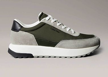 Calvin Klein Jeans ανδρικά sneakers με λογότυπο - HM0HM01714 Γκρι - CALVIN KLEIN JEANS - 