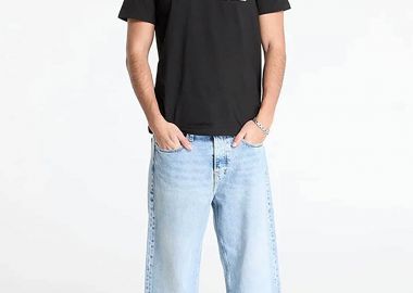 Calvin Klein Jeans ανδρικό τζιν παντελόνι παντάτσεπο Loose Fit - J30J327019 Denim Blue Ανοιχτό - CALVIN KLEIN JEANS - 