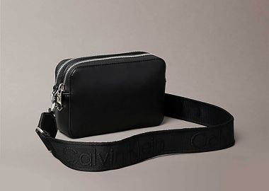 Calvin Klein Jeans γυναικεία τσάντα crossbody με λογότυπο - LV04F3165G Μαύρο - CALVIN KLEIN JEANS - 