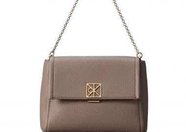 Calvin Klein Jeans γυναικεία τσάντα crossbody με μεταλλικό monogram - LV04F3511G Μπεζ - CALVIN KLEIN JEANS - 