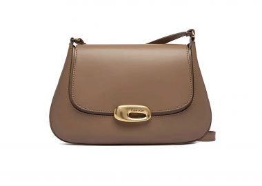 Calvin Klein Jeans γυναικεία τσάντα crossbody μονόχρωμη με μεταλλικό λογότυπο - LV04F3401G Μπεζ - CALVIN KLEIN JEANS - 