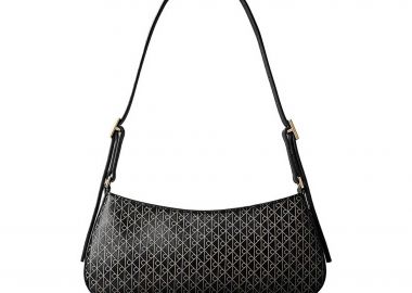 Calvin Klein Jeans γυναικεία τσάντα ώμου με all-over monogram - LV04F3324G Μαύρο - CALVIN KLEIN JEANS - 