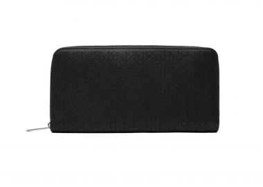 Calvin Klein Jeans γυναικείο δερμάτινο πορτοφόλι με all-over monogram - LV04F1151G Μαύρο - CALVIN KLEIN JEANS - 