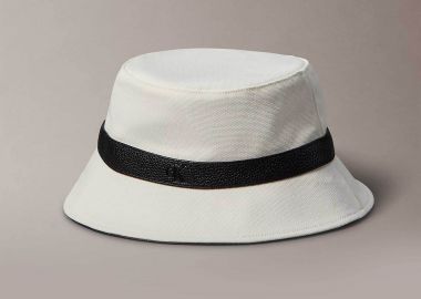 Calvin Klein Jeans γυναικείο καπέλο bucket με monogram - LV04F5070G Λευκό - CALVIN KLEIN JEANS - 