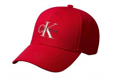 Calvin Klein Jeans γυναικείο καπέλο jockey με λογότυπο - LV04K5026G Κόκκινο - CALVIN KLEIN JEANS - 