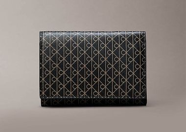 Calvin Klein Jeans γυναικείο πορτοφόλι με all-over logo print - LV04F1118G Μαύρο - CALVIN KLEIN JEANS - 