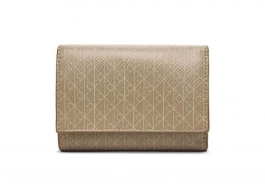 Calvin Klein Jeans γυναικείο πορτοφόλι με all-over logo print - LV04F1118G Μπεζ - CALVIN KLEIN JEANS - 