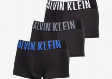 CALVIN KLEIN JEANS LOW RISE TRUNK 3PK BLACK 000NB3611A-ZDH Μαύρο - Calvin Klein - 