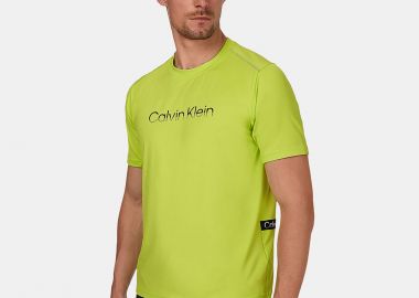 CALVIN KLEIN LOGO TRAINING T-SHIRT ΠΡΑΣΙΝΟ - CALVIN KLEIN PERFORMANCE - 