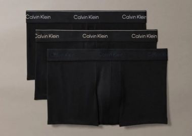 Calvin Klein Low Rise Trunk Boxershorts LV00NB4389-4OI Μαύρο - Calvin Klein - 