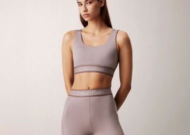 CALVIN KLEIN MEDIUM IMPACT SPORTS BRA ΜΠΕΖ - CALVIN KLEIN PERFORMANCE - 