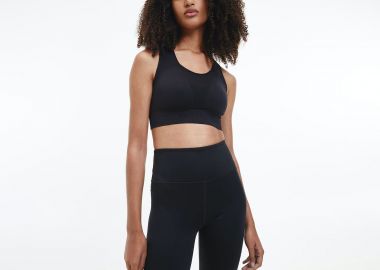 CALVIN KLEIN MEDIUM SUPPORT SPORTS BRA ΜΑΥΡΟ - CALVIN KLEIN PERFORMANCE - 