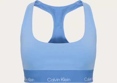 CALVIN KLEIN MEDIUM SUPPORT SPORTS BRA ΜΠΛΕ - CALVIN KLEIN PERFORMANCE - 
