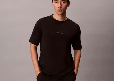 CALVIN KLEIN PERFORMANCE T-SHIRT ΜΑΥΡΟ - CALVIN KLEIN PERFORMANCE - 