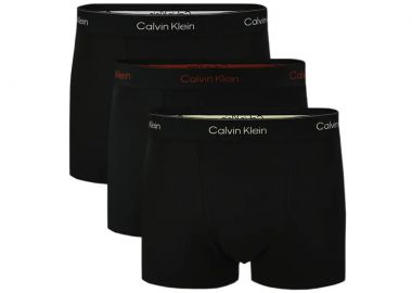 Calvin Klein Relaxed Cotton Stretch Trunk Boxershorts (3 pack) LV00NB4286-0FL Μαύρο - Calvin Klein - 