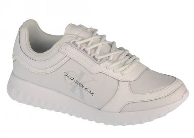 Calvin Klein Runner Laceup Γυναικεία Sneakers Λευκά YW0YW00375-0K4 - Calvin Klein - 