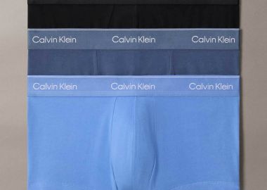 Calvin Klein σετ ανδρικά εσώρουχα trunk με λογότυπο (3 τεμάχια) - LV00NB4389 Μπλε -  - 